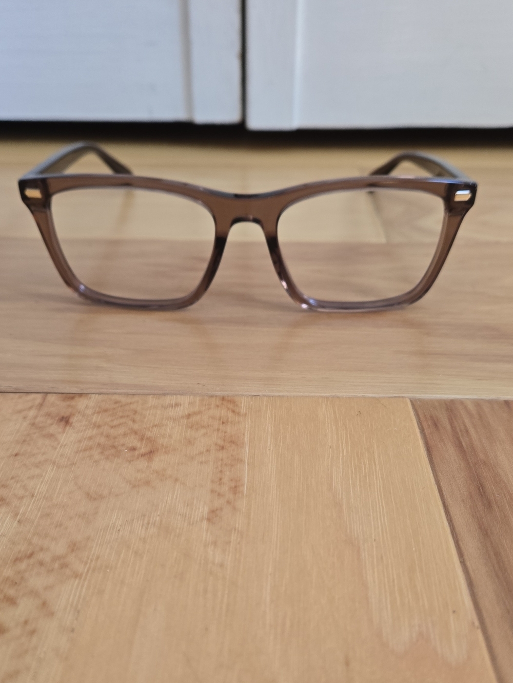 Classic Women's Rectangular Eyeglass Frames - Brown